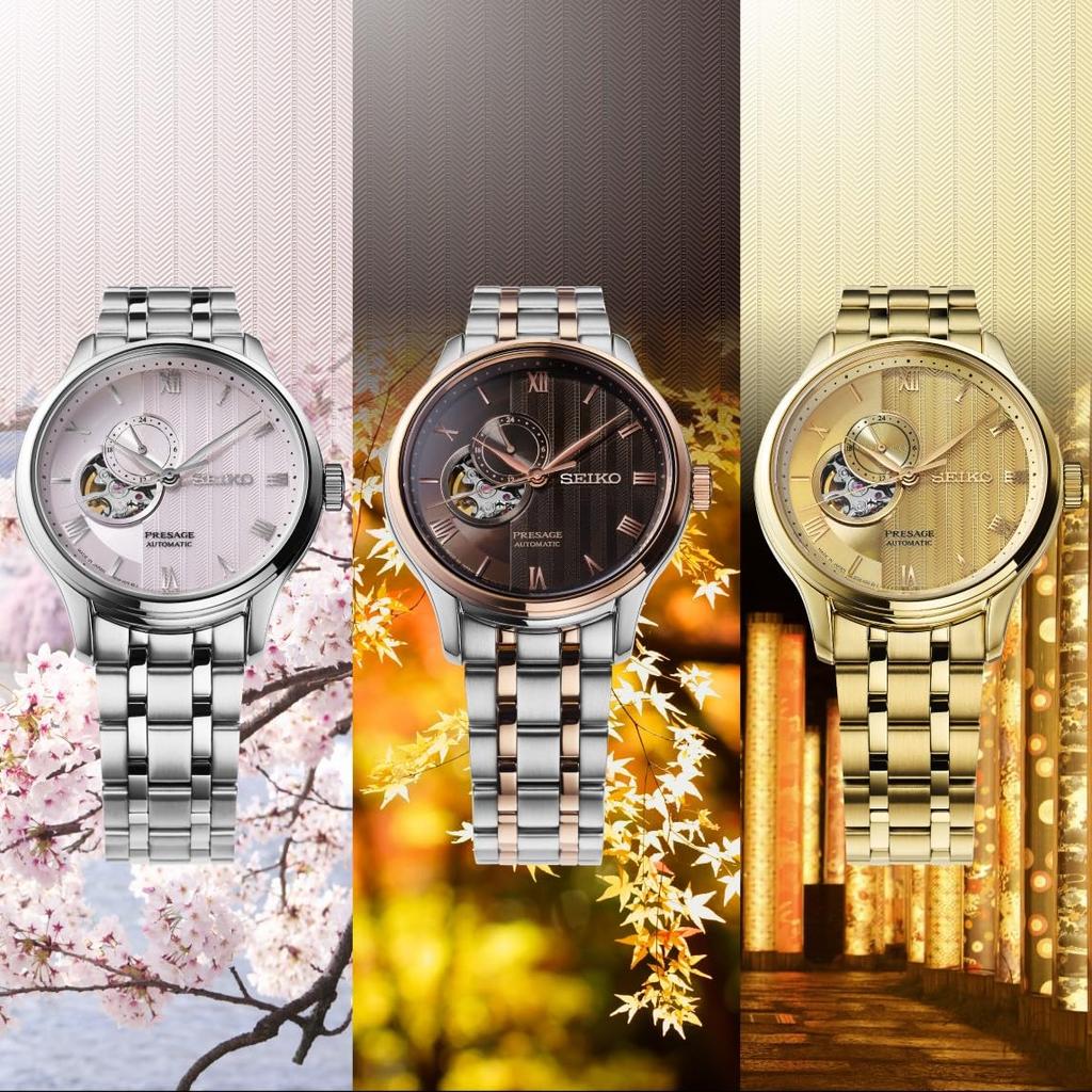 Seiko Presage Японский сад SARY261 Серебряные часы Мужские