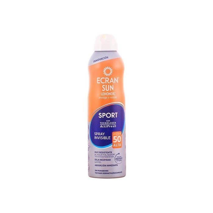 Ecran - ECRAN SUN LEMONOIL SPORT spray invisible SPF50 250 ml - -