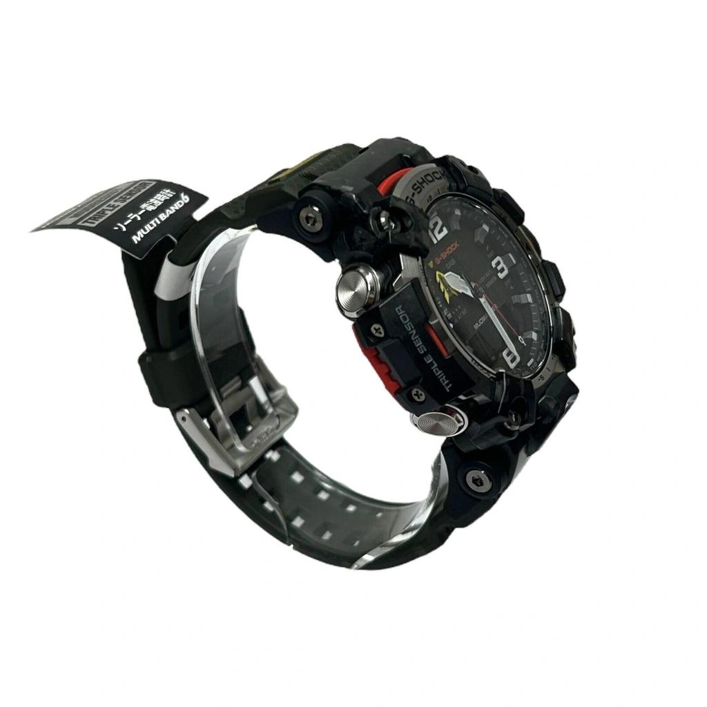 Восстановленные часы Casio G-Shock Mudmaster Аналогово-цифровые Ремешок из полимерной смолы Черный циферблат Солнечные GWG-2000-1A3 200М Мужские часы