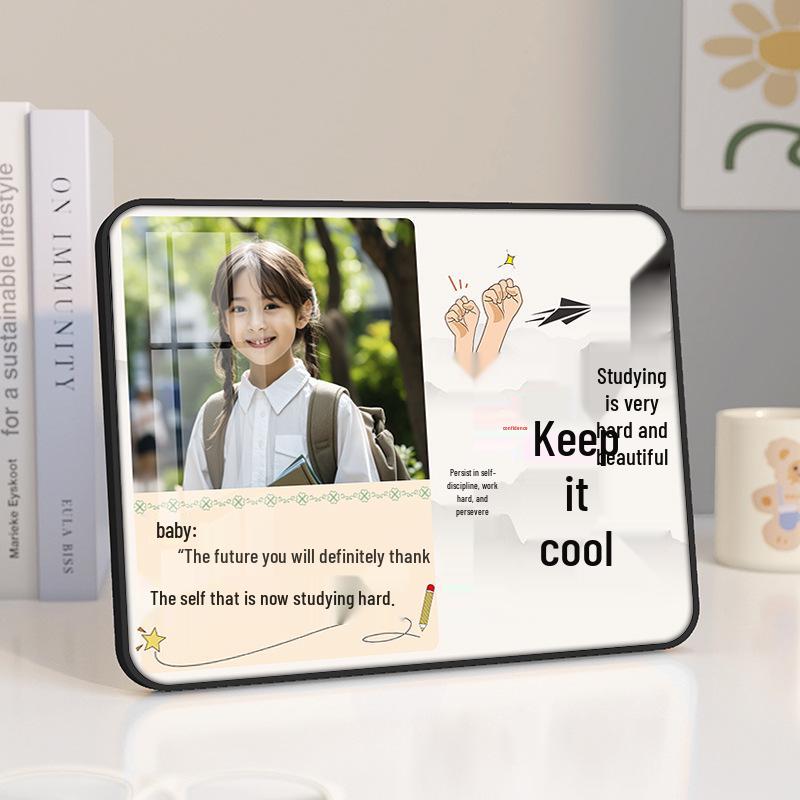 Future Hard Work Inspirational Student Desk Ornament: Motivational Motto for Self-Discipline and Encouragement