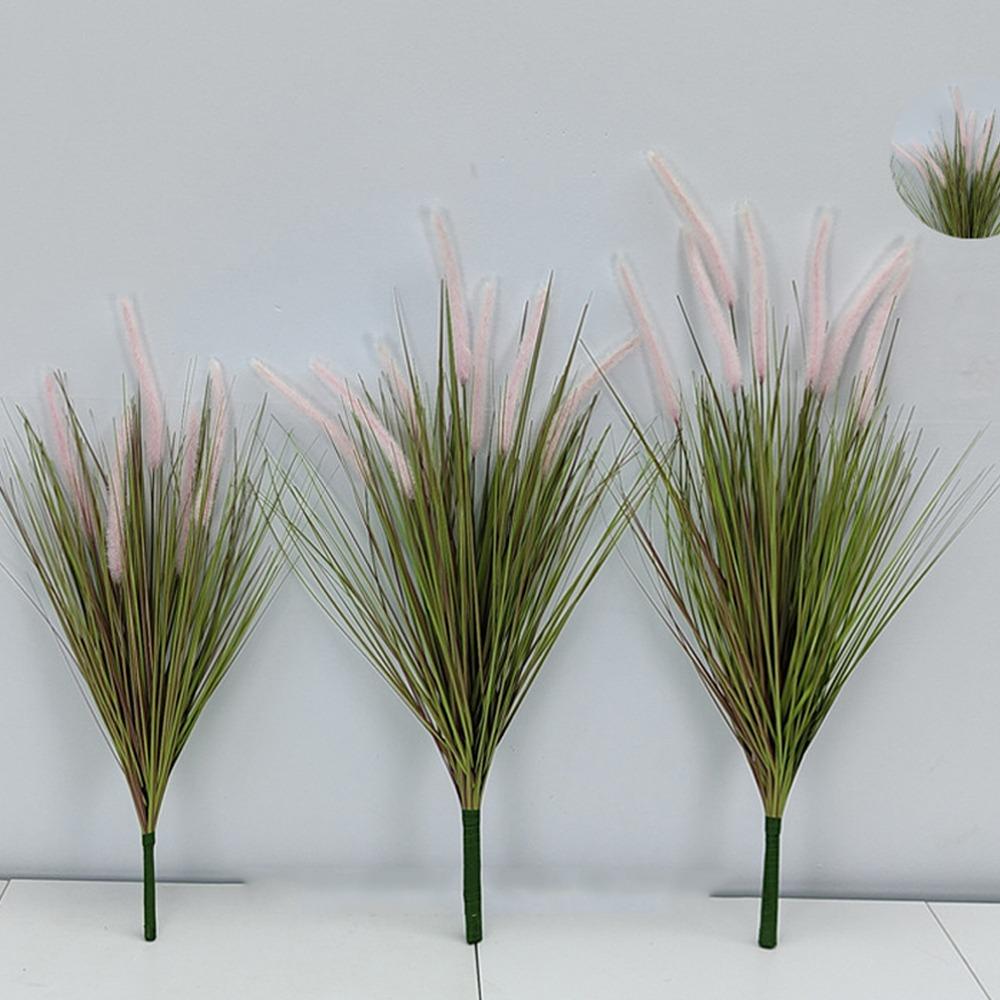 Пластиковый Искусственный Букет Пампасной Травы Большие Искусственные Растения Креативная Шелковая Луговая Трава Осенние Растения