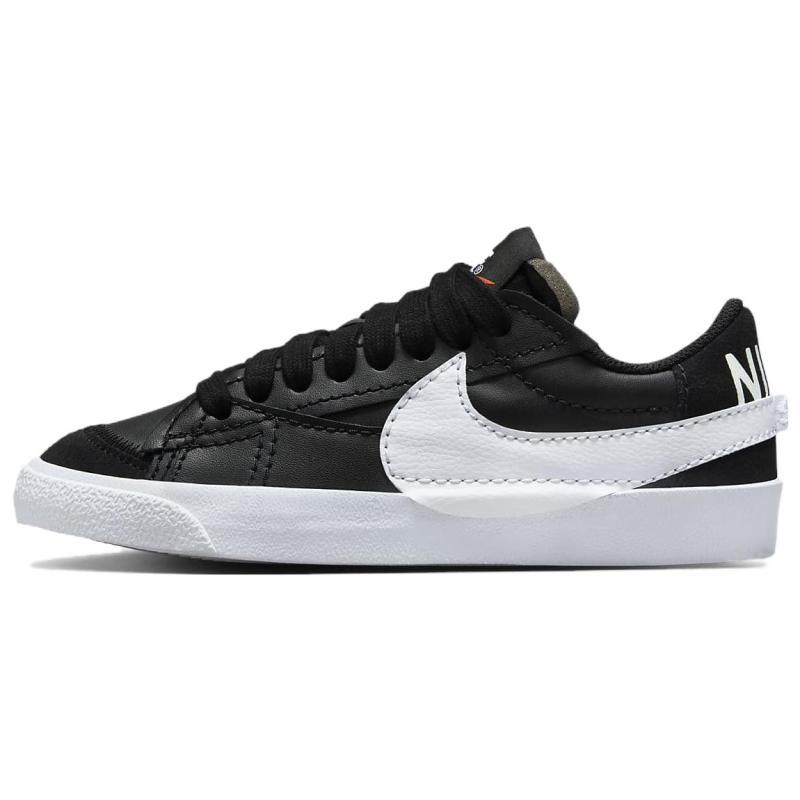 Nike Blazer Low 77 Jumbo Black White Women's Sneakers Skateboard Shoes DQ1470-002