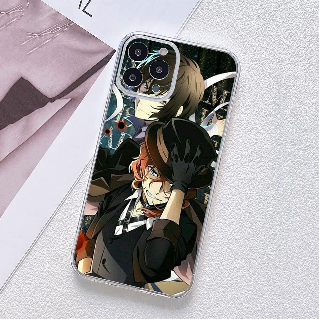 Мультяшная чехол-бампер для телефона Bungou Stray Dogs Аниме для Motorola Moto G13 G14 G53 G54 G62 G72 G82 G84 E13 E20 G42 G32 G23 G22 Мягкий чехол