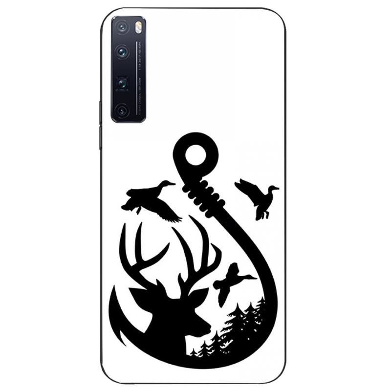 Hunting Animal and Fishing Man Phone Case Fundas for Huawei Y9 Y7 Y5 Y6 Prime 2019 Y9s Mate 30 20 10 Lite 40 Pro Nova 5t Cover