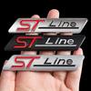 3D Metal ST Line Rear Trunk Badge Emblem Sider Fender Sticker for Stline Focus Fiesta Mondeo Ecosport Kuga ESCAPE