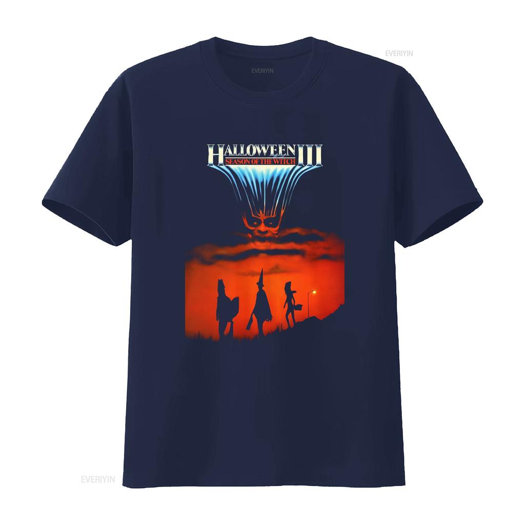 Halloween 3 Season Of The Witch Movie Poster T Shirt Vintage Top For Everyday Wear Designer Clothes Homme Stylish