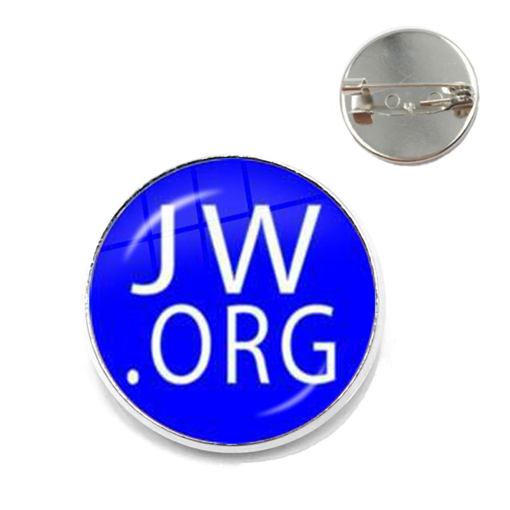 Новое поступление Броши JWORG Стимпанк Свидетели Иеговы Зажим для воротника Стеклянный кабошон Украшения Подарок