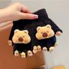 1 pair Plush Children Glove Capybara Cold-proof Gloves Warm Winter Plush Glove  Outdoors