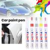 Car Paint Pen 12 Colors Quick Dry Waterproof Oil Based Medium Tip Metal Wood Fabric Plastic Rock Painting Glass Industrial Marker Pen
