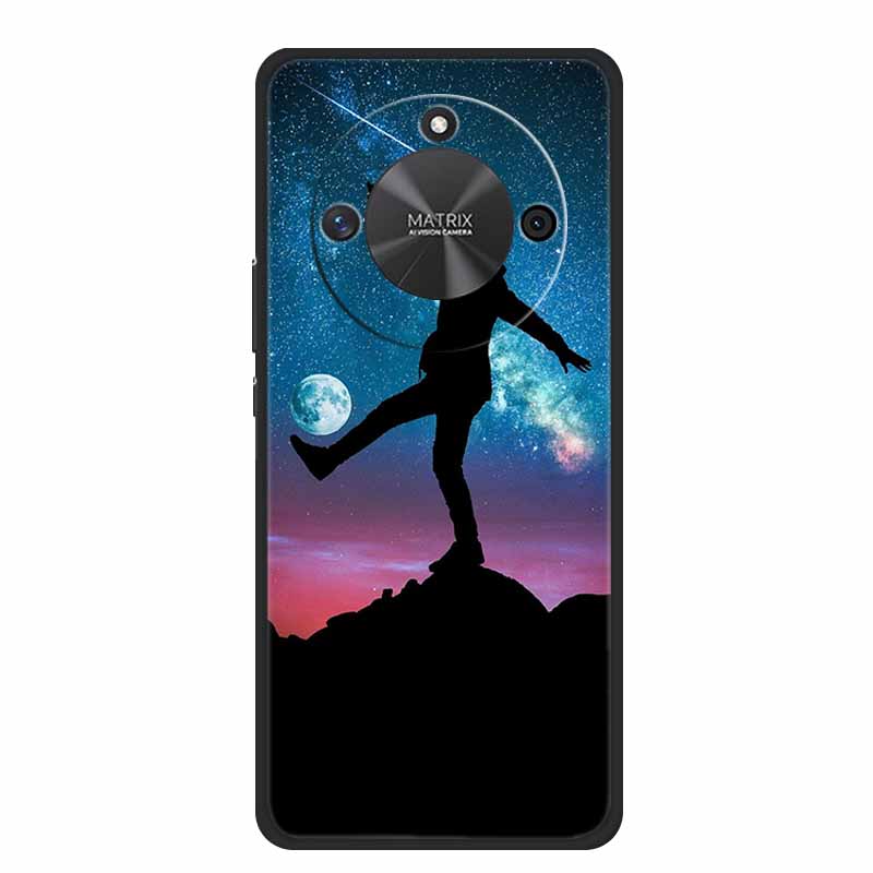 Чехол для телефона Honor X60 5G Задняя крышка Чехол HonorX60 Черный Силиконовый Мягкий Funda Для Honor X9c Умный чехол HonorX9c Умный Coque Сумка