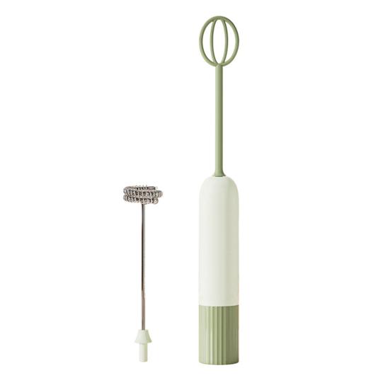 Ручной электрический венчик с двойными головками для взбивания, выпечки, вспенивания кофе, молочной пены, перемешивания, кухонный миксер из пищевого материала