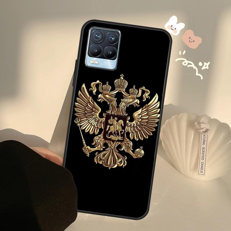 Эмблема российского флага для Realme GT Neo 2 3 Master 9i 8i 8 9 Pro Plus Чехол для OnePlus 10 Pro 9 9R Nord2 Чехол