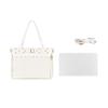 Women's Lolita Fashion Ita Bag Japanese Style Kawaii Shoulder Messenger Crossbody Bags Transparent Front Pocket DIY Tote Handbag
