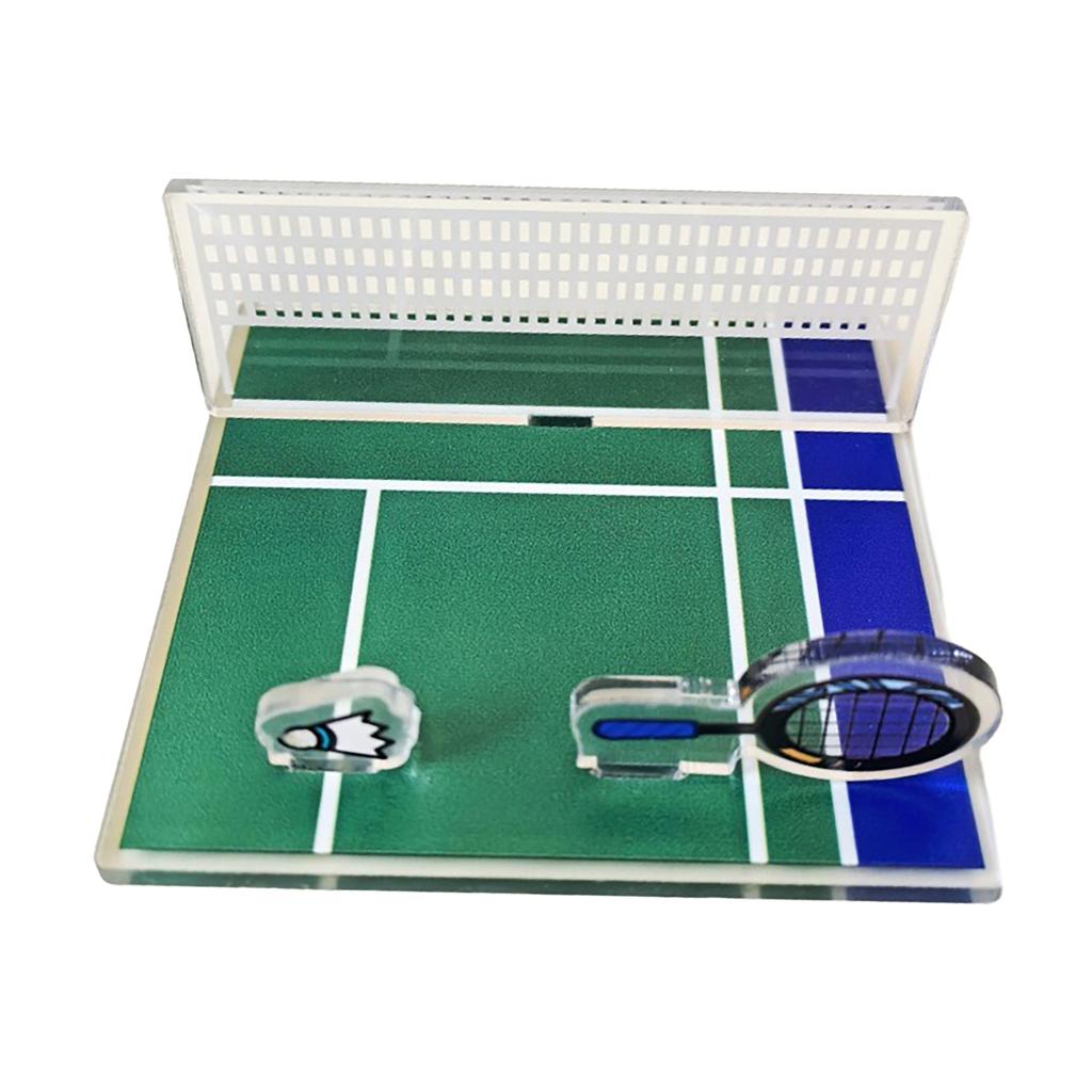 Decorative Phone Stand Badminton Court Phone Mount Holder Adjustable for Watching Matches and Training Session