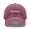 Adjustable Daddy & Mommy Baseball Cap Letter Embroidered Dad Hats  For Man Women