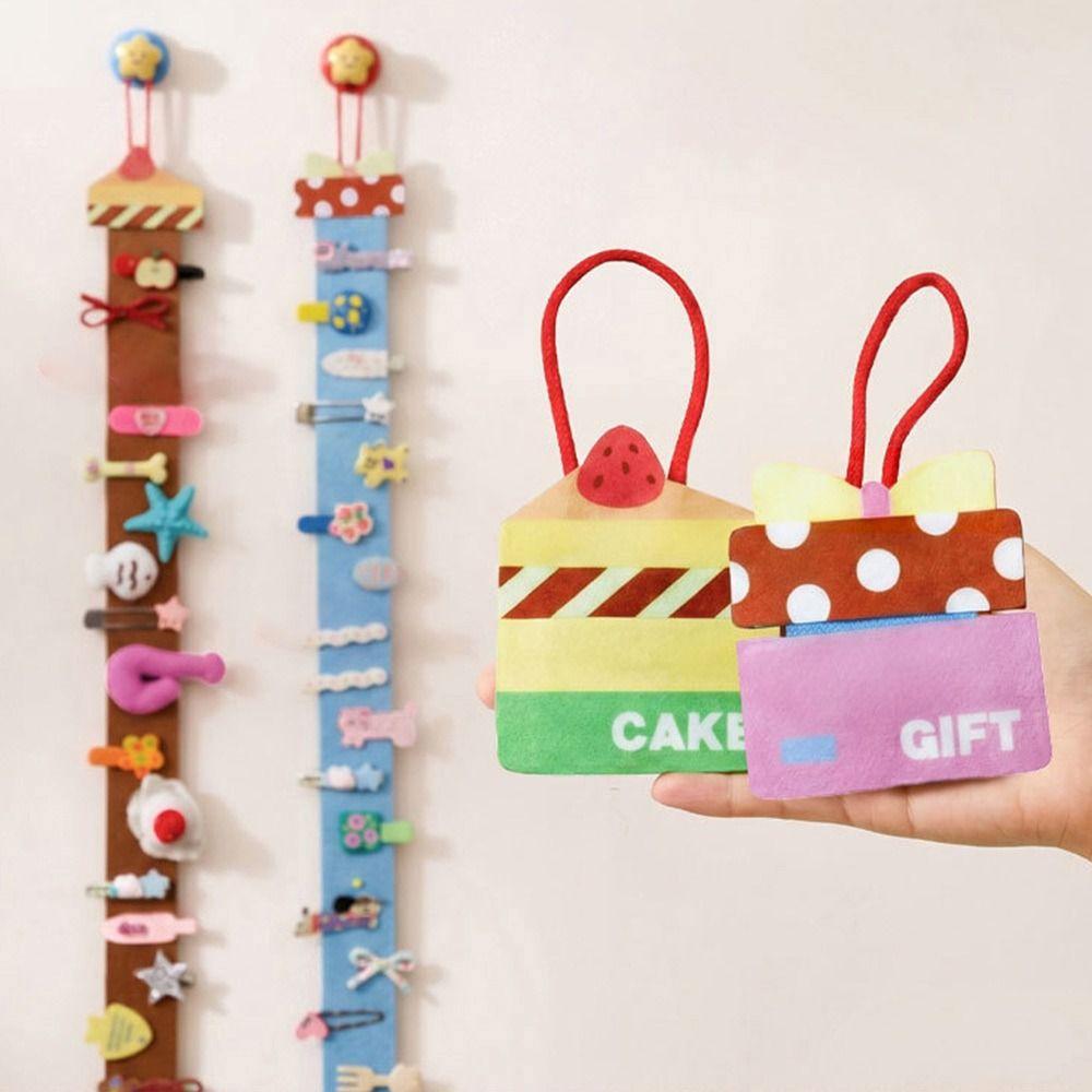 Cartoon Hanging Clip Holder Wall Mounted Hair Bow Holder Gifts Barrette Organizer Girls Room