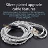 Uparade Cable KZ Headphone Cord 784 Cores Headset Wire KZ KZ Earphones Cable  For ZSN PRO ZSX DQ6