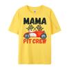 Mama Pit Crew Race Car Birthday Party Racing Parents Cool Big And Tall T Shirts Funny Shirt Printed On