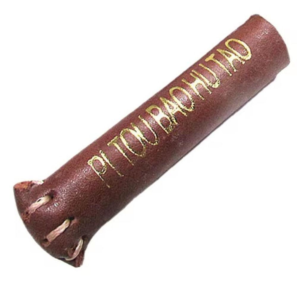 Dustproof Snooker Cue Protective Leather Billiard Tip Protector Cue Head Cover Sports Supplies