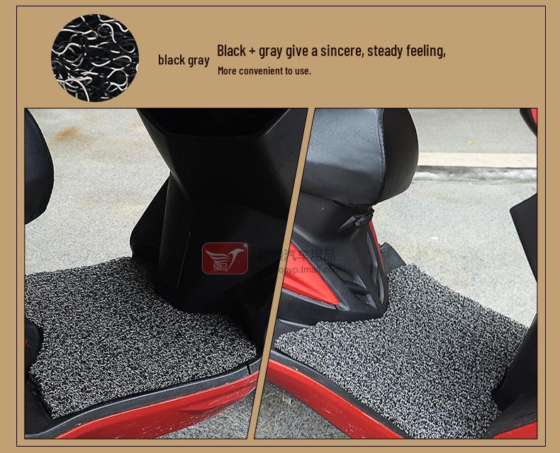 Compatible Silk Ring Foot Pad for SYM Hanjang S 125CC XS-125T-21 EFI Motorcycle