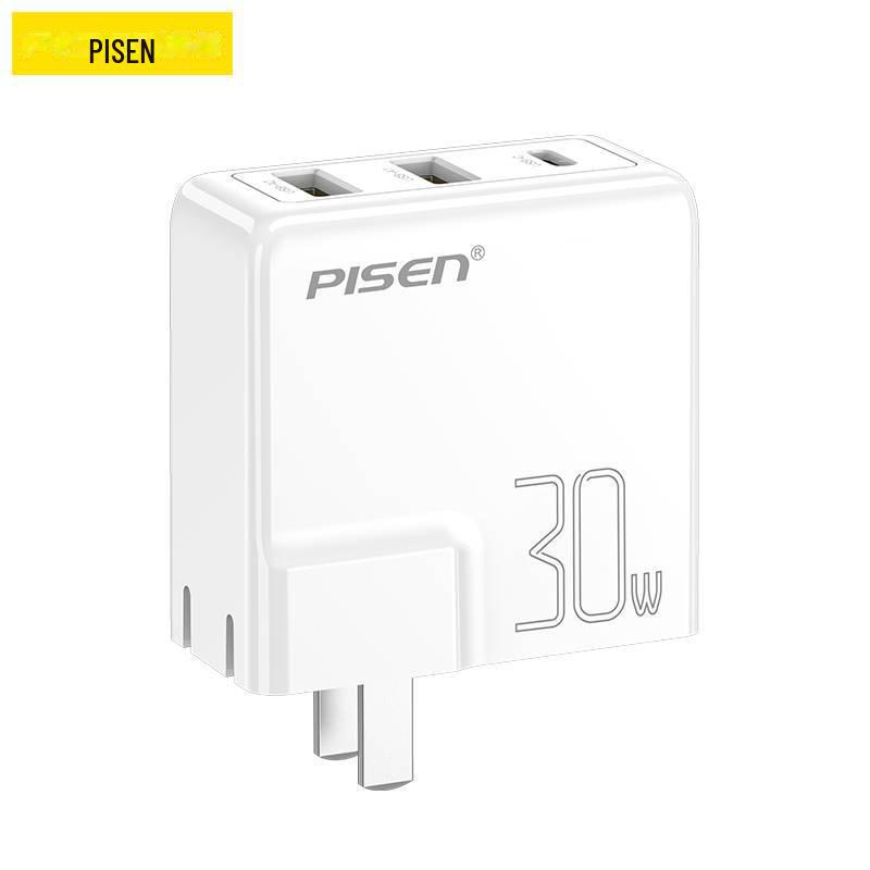 PISEN PD30W Быстрое зарядное устройство с несколькими портами - Совместимо с Apple и Huawei