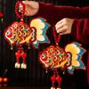 Прочный Крючок Ткань Фестивальный Подвесной Орнамент Для Украшения Китайского Нового Года Многоцелевые Аксессуары