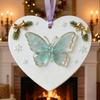 Friendship Butterfly Christmas Ornament Friends Are Angels Hanging Pendant Friendship Keepsake Christmas Tree Decoration Gift for Women Friends
