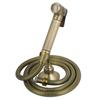 G1/2in Vintage Copper Hand‑Held Toilet Seats Bidet Sprayer with Hose Fixed Base Bathroom