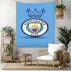 Manchester City Wall Decor Tapestry Art For Pet Memorial Birthdaywedding Party Backdrop Family Gift