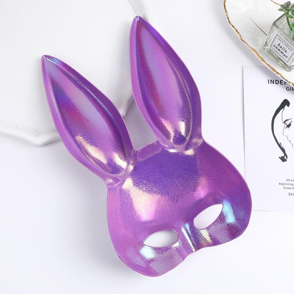 Rabbit Ears Mask Bunny Mask Half Face Mask Prom Party Supplies Women Half Mask Party Cosplay Props