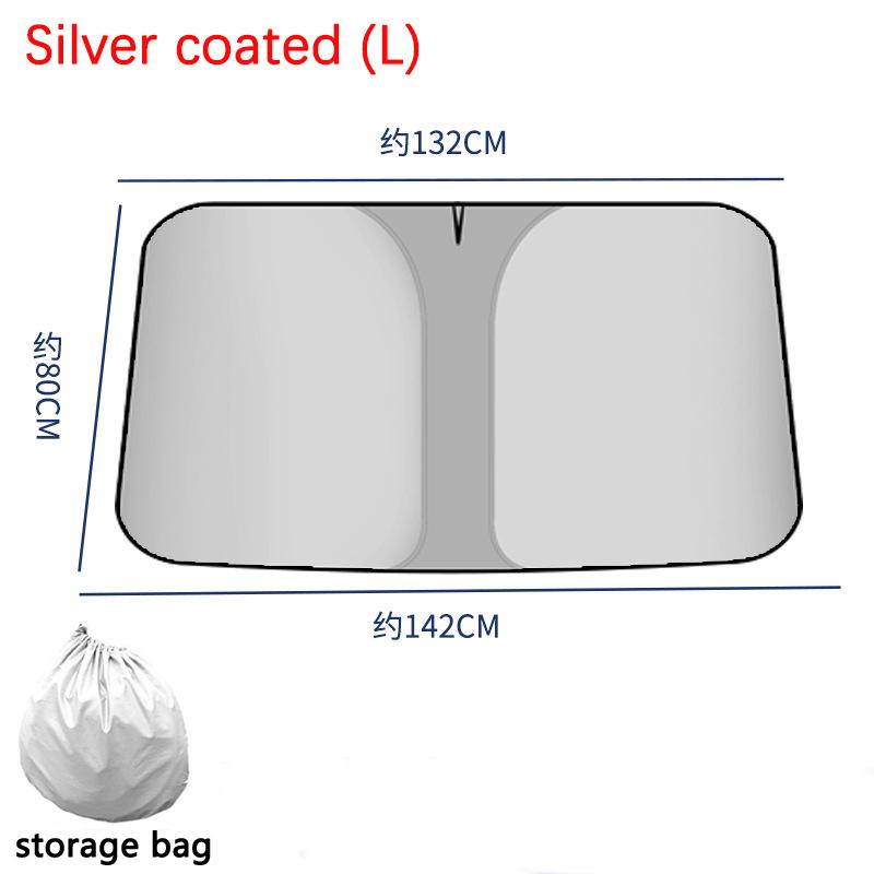 2024 Чехол-шторка от солнца на автомобильное стекло Солнцезащитный козырек Защита лобового стекла Складная шторка для автомобиля Защита от УФ-лучей Стайлинг