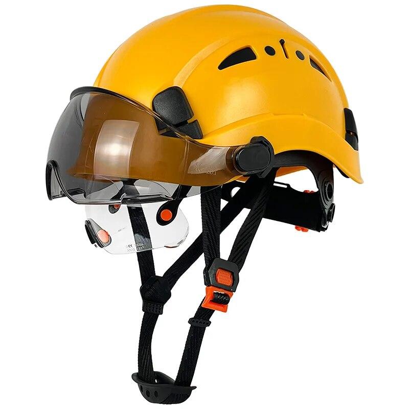 Safety Helmet Hard Hat With Visor FREE Goggles Construction Site Hard Hat Worker Protection