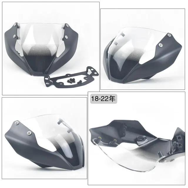 Motorbike Windshield Deflector With Bracket Mounting Screws For DUCATI MONSTER 797 821 1200S 2014-2025 Years