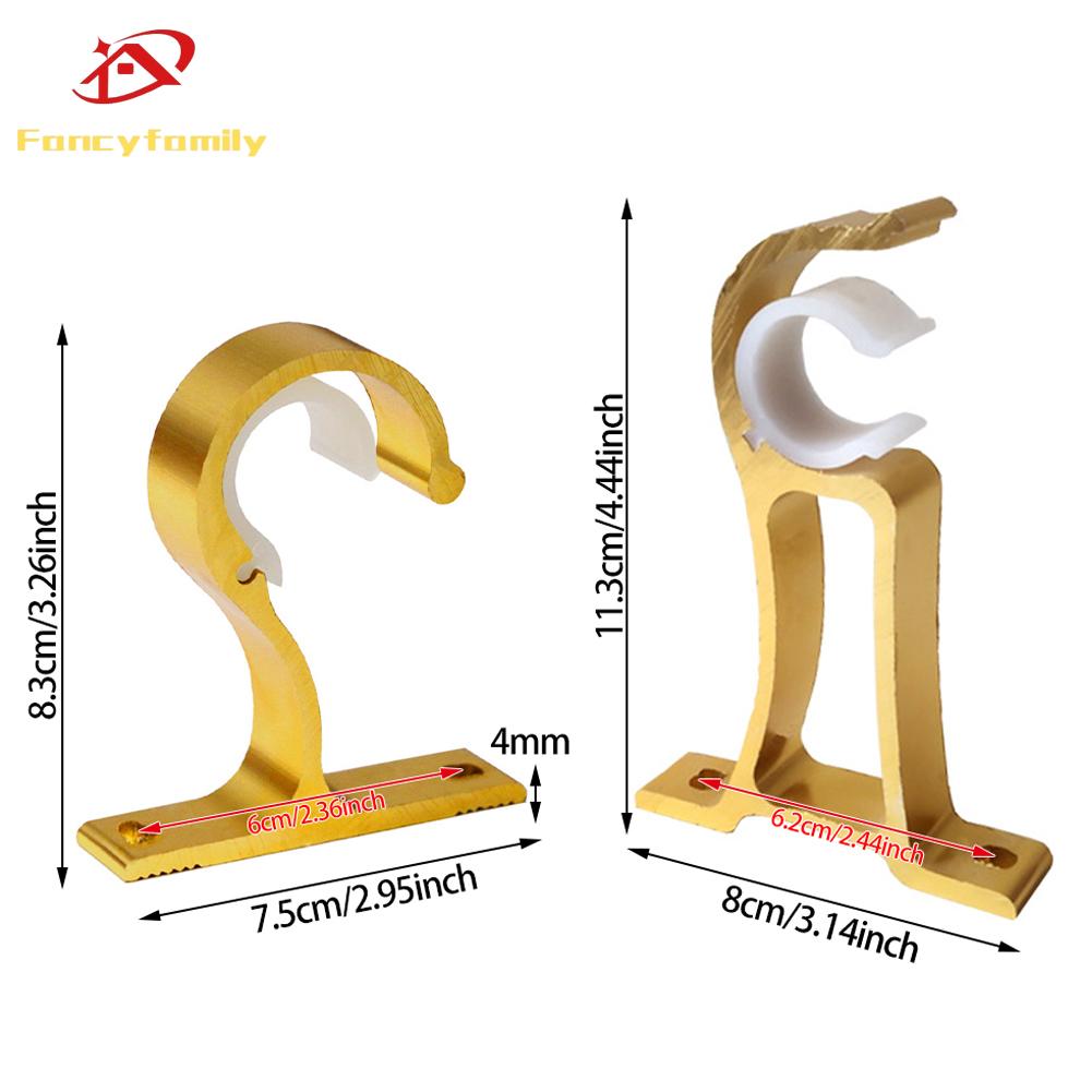 Fancyfamily Утолщенный Кронштейн Основание для Карниза из Алюминиевого Сплава Домашний Потолочный Крюк для Установки Карниза