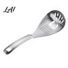 Efficient Food Prep Grinder Stainless Steel Slotted Spoon with Bottle Opener & Ginger Grater Fine Tooth Handheld Vegetable Puree Maker Manual