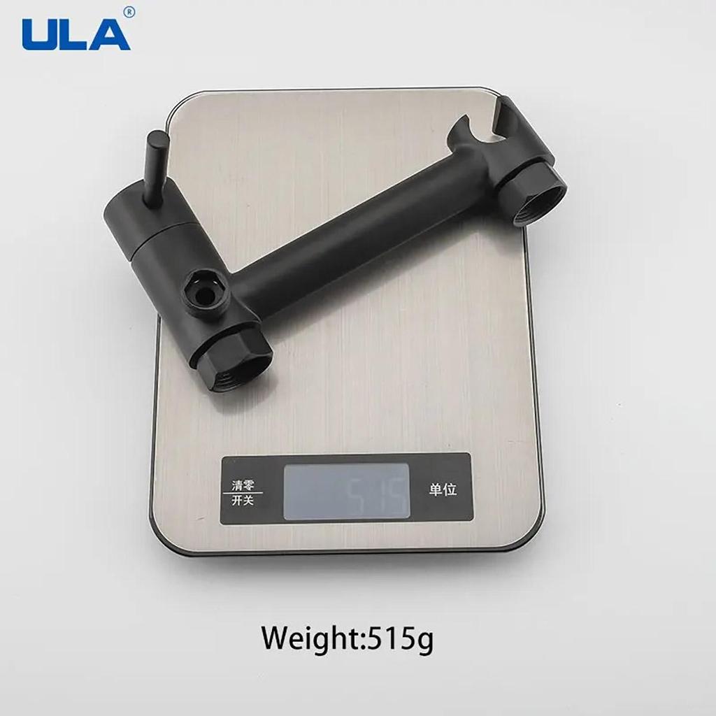 ULA Черный смеситель для биде из нержавеющей стали, смеситель для унитаза, ручной распылитель для биде, набор, смеситель для холодной и горячей воды, кран, гигиеническая насадка для душа