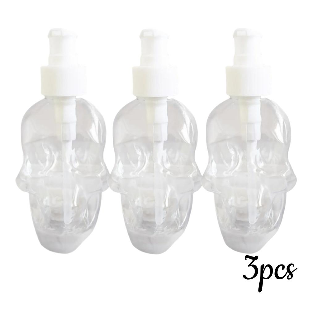 1/3 шт. Дозатор для лосьона в форме черепа, многоразовая бутылка с помпой для шампуня, увлажняющего крема, жидкого мыла, для хранения, для дома, ванной комнаты, праздничного декора