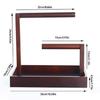 Wood Bracelet Display Holder Jewelry Box Wood Bracelet Holder Bead Display Stand Wood Texture Suitable for Enthusiasts