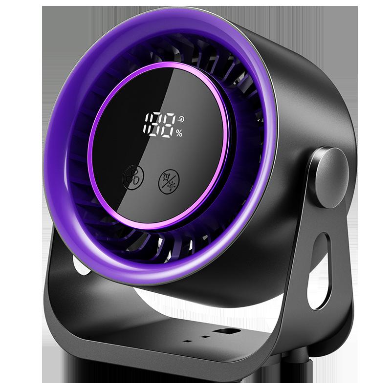 2026 Silent USB Rechargeable Clip-on Fan for Smart Home and Dorm Use