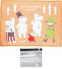 Moomin Leisure Sheet L for People 90 X 120 Cm Leisure Mat Foldable Leisure Time Set Slider 2-3 (leisure Sheet, Bag)