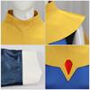 Superhero Costume Women Shiny Gold Cosplay Bodysuit With Cape Halloween Party Outfit