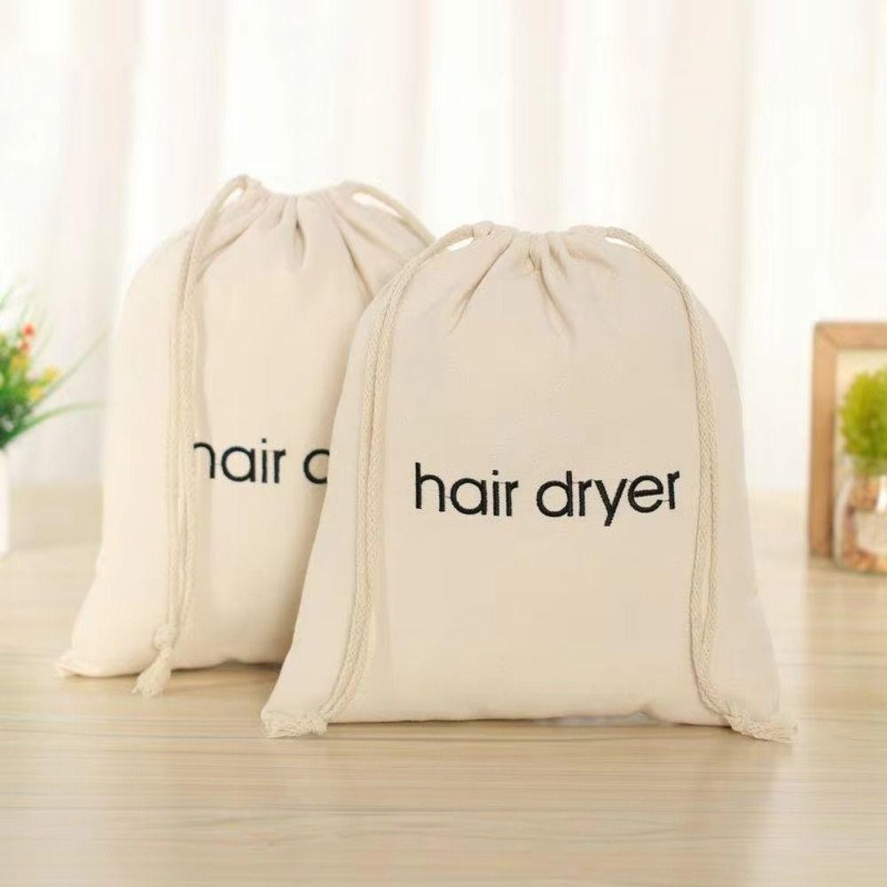 Drawstring Hair Dryer Cloth Bag Dustproof Hairdryer Bag New Storage Bag