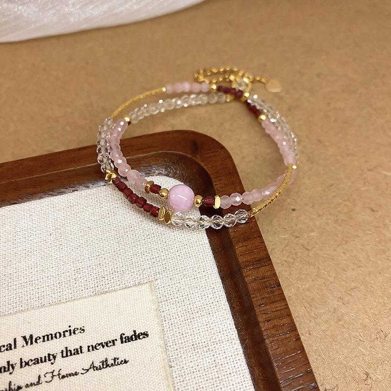 Богемный многослойный браслет из бусин проса летний женский этнический стиль легкая роскошь нишевый ретро ручная работа ювелирные изделия