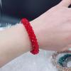 Sweet Cute Girls Fashion for Women Crystal  Rubber Band Hair Rope Ponytail Holder Hair Ties