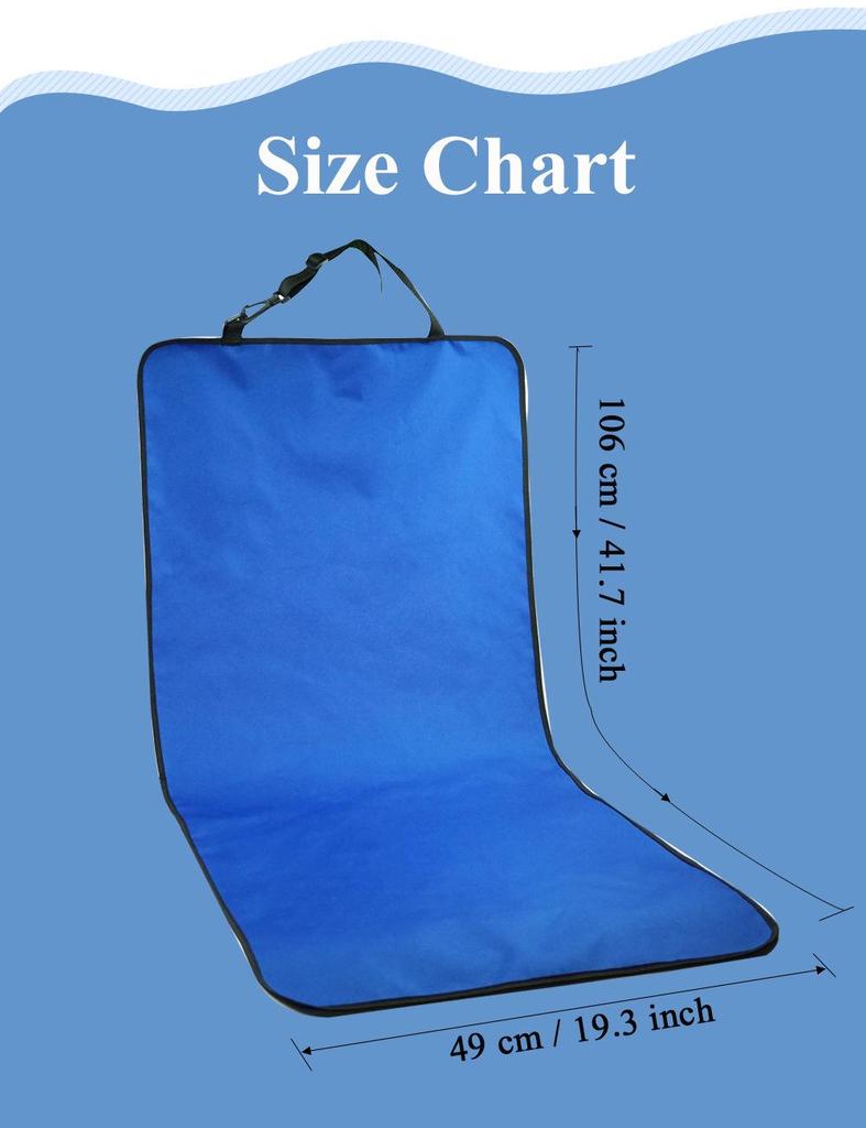 Подушка для автокресла для питомца: Подушка против царапин, против грязи для собак - Подходит для золотистых ретриверов, пород тедди, защитный чехол для безопасности переднего сиденья.