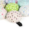 1Pc Cute Home Supplies Tool Ball-Shaped Needle Holder Floral Wrist Strap Sewing Pin Cushion