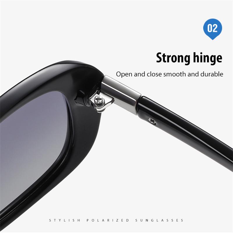 Fashion Polarized Sunglasses Plastic Frame Ladies Sunscreen UV400 Glasses Outdoor Fishing Sun Glasses