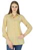 Top Cotton Shirt Long Sleeve Solid Short Kurta Women Clothing