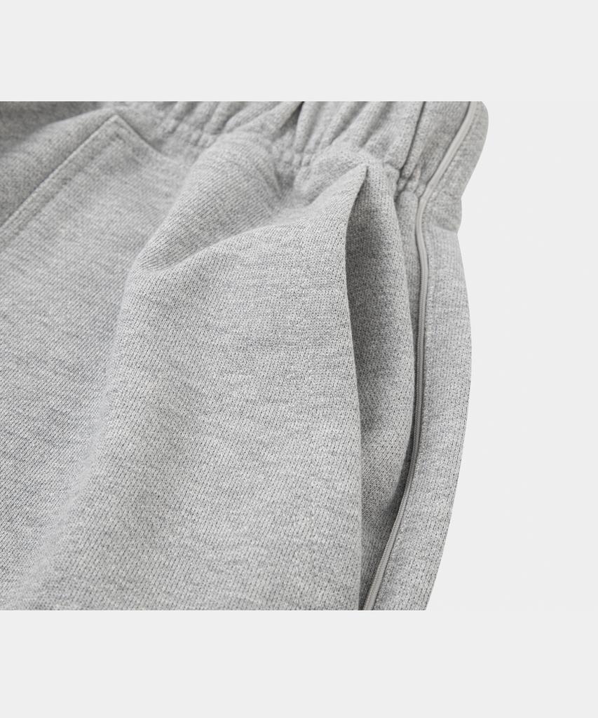 LETTERCOMO Heavy Cotton Piping Wide Sweatpants Gray