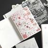 32Pages Korean Style Ins Cute Cut Film Sticker Book Girl Journal Phone Case DIY Scrapbook Sticker Kawaii Decoration Stickers